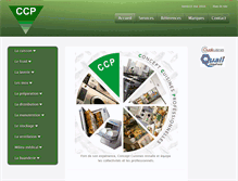 Tablet Screenshot of conceptcuisines.com